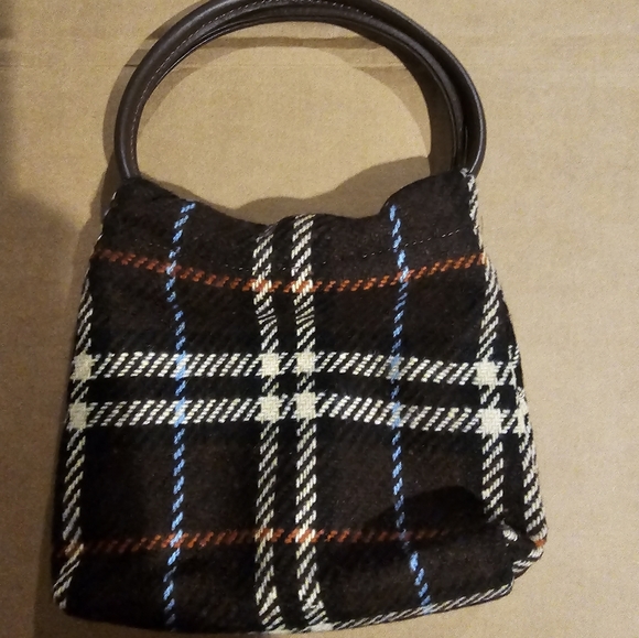 BURBERRY'S Tweed House Check Mini Bag - Picture 1 of 3